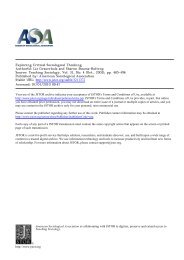 Grauerholz 2003 Assessing critical thinking sociology.pdf - Oncourse