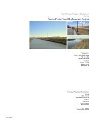 Contra Costa Canal Replacement Project - Contra Costa Water District