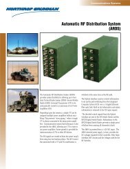 Automatic RF Distribution System - Northrop Grumman Corporation