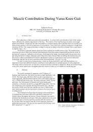 Muscle Contribution During Varus Knee Gait - Reinbolt Research ...