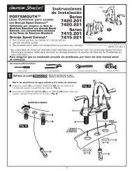 1 instale la llave - American Standard