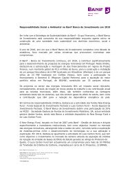 Responsabilidade Social e Ambiental no Banif Banco de ...