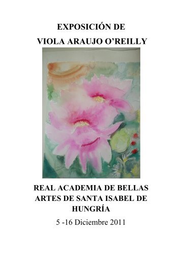 EXPOSICIÃN DE VIOLA ARAUJO O'REILLY