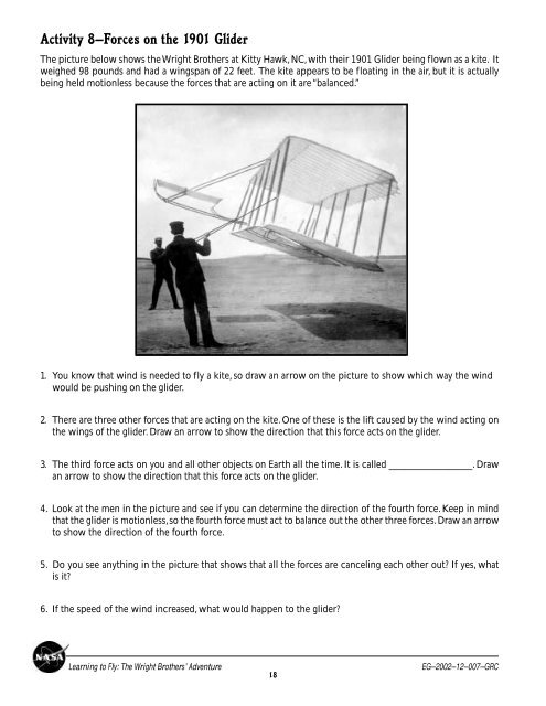 Learning to Fly: The Wright Brothers Adventure pdf - ER - NASA