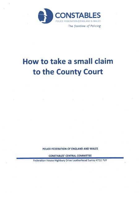 How to take a small claim to the County Court - West Midlands ...