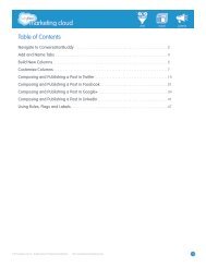 table of Contents - Salesforce.com