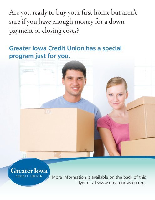 download a brochure here - Greater Iowa Credit Union