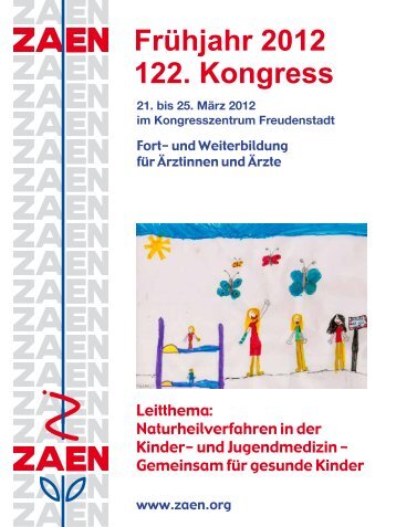 Programm 122. ZAEN Kongress - Zentralverband der Ärzte für ...