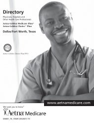 [PDF] Directory - Aetna Medicare