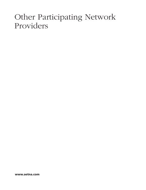 [PDF] Directory - Aetna Medicare