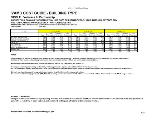 VISN 11 - Office of Construction and Facilities Management