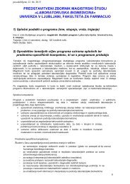Predstavitveni zbornik LBM mag (pdf) - Fakulteta za farmacijo ...