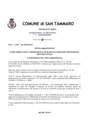 Avviso assistente sociale.pdf - Comune di San Tammaro