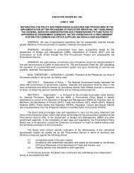 EXECUTIVE ORDER NO. 359 JUNE 2, 1989 REITERATING ... - GPPB