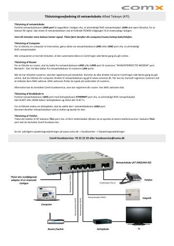 Visio-Tilslutningsvejledning AT-iMG634A-R2 07-2013.vsd - ComX