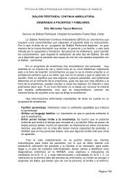 VII Curso de Diálisis Peritoneal para Enfermería ... - revista seden