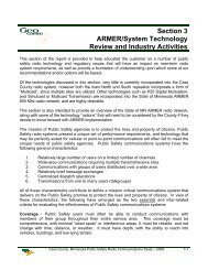 Section 3 ARMER/System Technology Review and Industry Activities