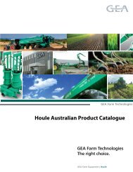 Houle Australian Product Catalogue - GEA Farm Technologies