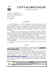 Ordinanza del Sindaco DIVIETO AttivitÃ  Venatoria - Comune di ...