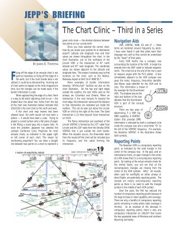 The Chart Clinic – Third in a Series - Jeppesen