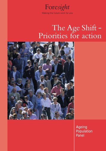 The Age Shift - Priorities for action - Dius.gov.uk