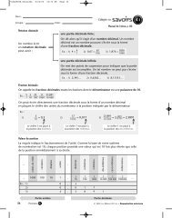 Notation dÃ©cimale Un nombre Ã©crit en notation dÃ©cimale peut avoir ...