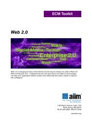 web20-2009-Toolkit.qxd:ECM Toolkit - AIIM
