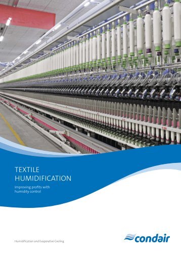 Download our Textile humidification brochure ... - JS Humidifiers Plc