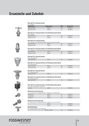 Technischen Information. - Rossweiner