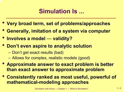 Simulation with Arena