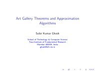 Art Gallery Theorems and Approximation Algorithms - School of ...