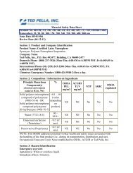 MSDS - Ted Pella, Inc.