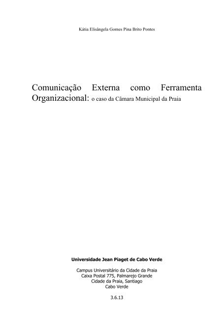 KP- Monografia - concluido.pdf - Universidade Jean Piaget de Cabo