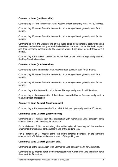 Schedule 1 Te Puke Traffic/Parking Restrictions