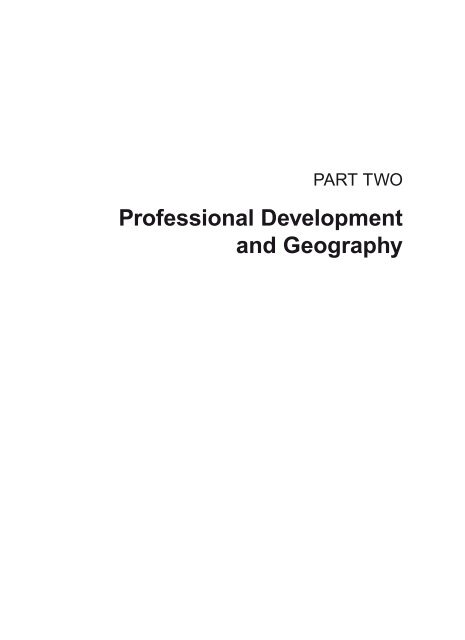 Changing Horizons in Geography Education - HERODOT Network ...