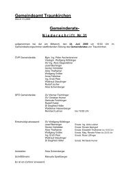 Gemeinderat Sitzungsprotokoll 31/2003 (34 KB) - .PDF - Traunkirchen