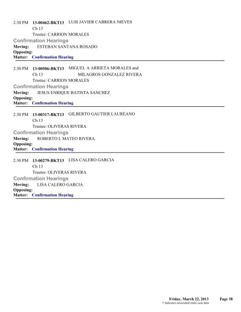 jose v toledo fed bldg & us courth courtroom 1 - District of Puerto Rico