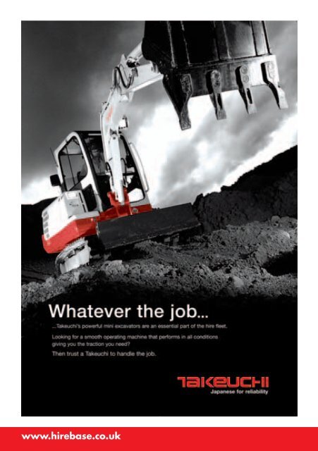 PLANT & TOOL HIRE www.hirebase.co.uk - Buildbase Builders ...