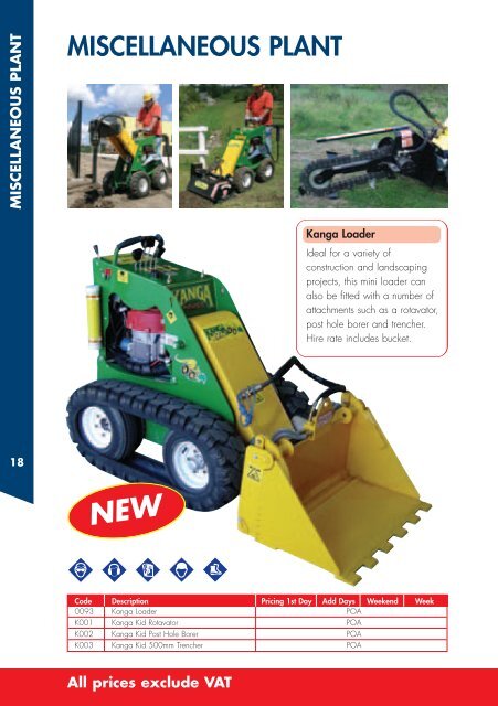 PLANT & TOOL HIRE www.hirebase.co.uk - Buildbase Builders ...