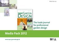 Media Pack 2012 - TASPO GartenDesign