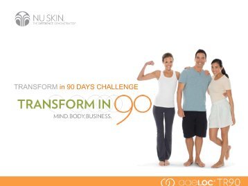 ageLOC TR90 transformation testimonials - Nu Skin Force for Good ...