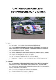 QPC REGULATIONS 2011 1/24 PORSCHE 997 GT3 RSR