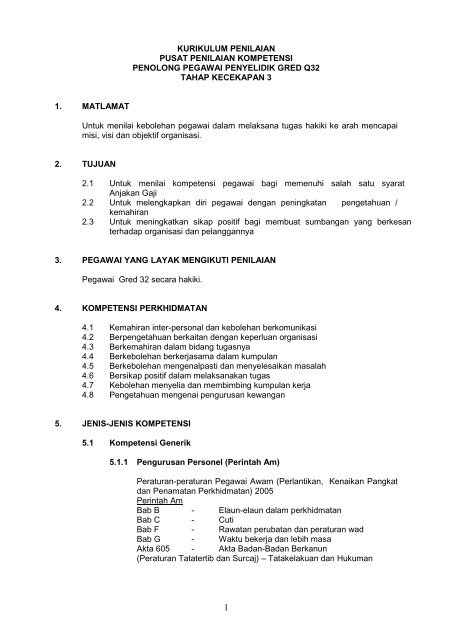 q32 - tk3: penolong pegawai penyelidik - LGM - Malaysian Rubber ...