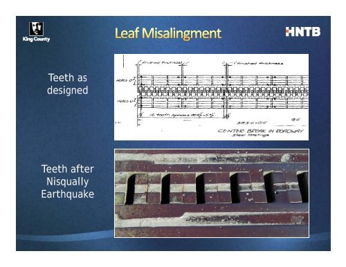 Seismic Design of South Park Bascule Bridge - AASHTO ...