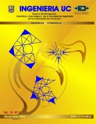 Vol. 10, No. 3, Diciembre 2003 - Facultad de IngenierÃa