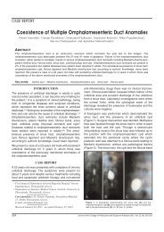 Coexistence of Multiple Omphalomesenteric Duct Anomalies