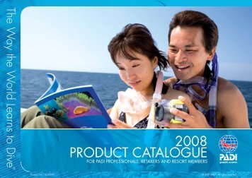 PADI Asia Pacific Product Catalogue 2008 - Aquatica