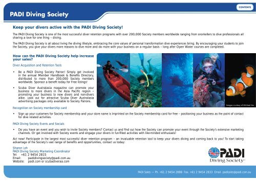 PADI Asia Pacific Product Catalogue 2008 - Aquatica