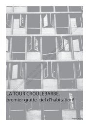 LA TOUR CROULEBARBE, premier gratte-ciel d'habitation!