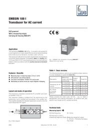 EMBSIN 100 I Transducer for AC current - Mbs-ag.com